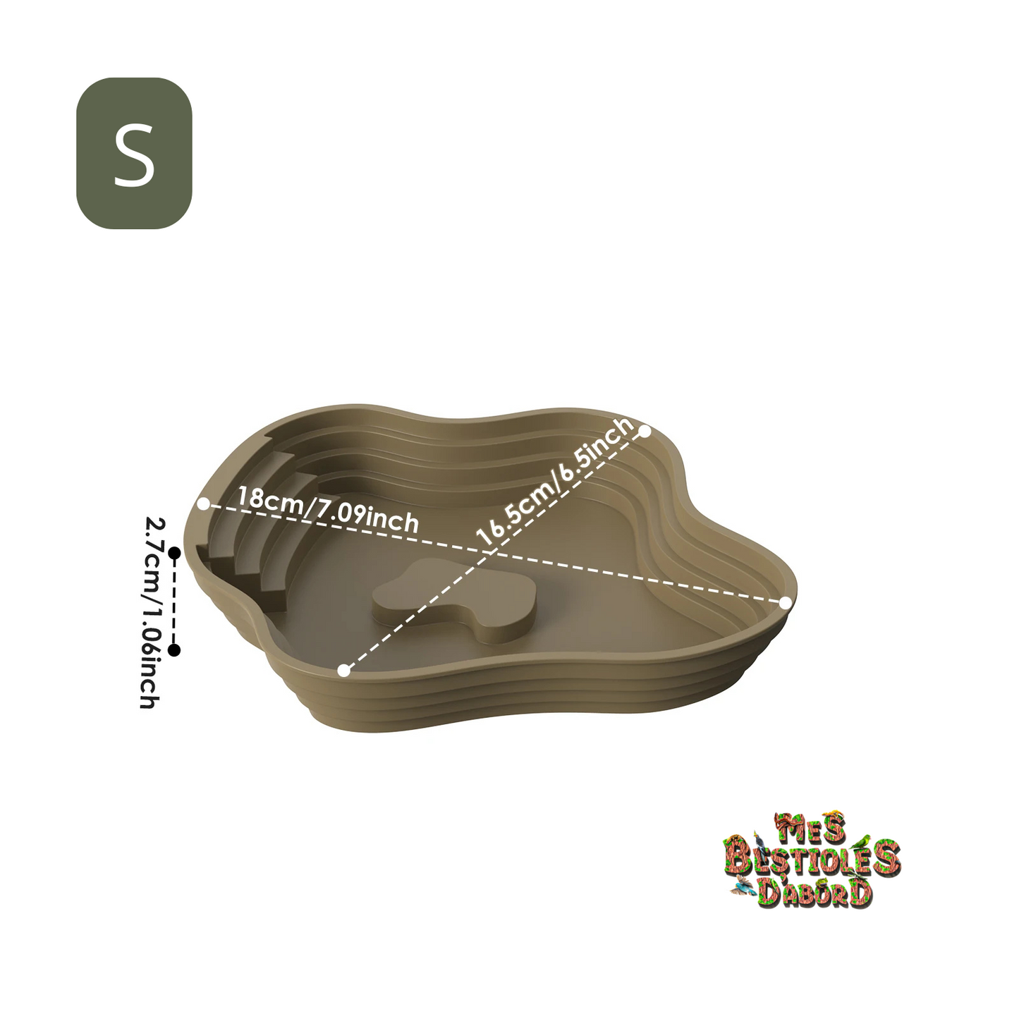 Bassin pour terrarium enterrable – Intégration parfaite au décor