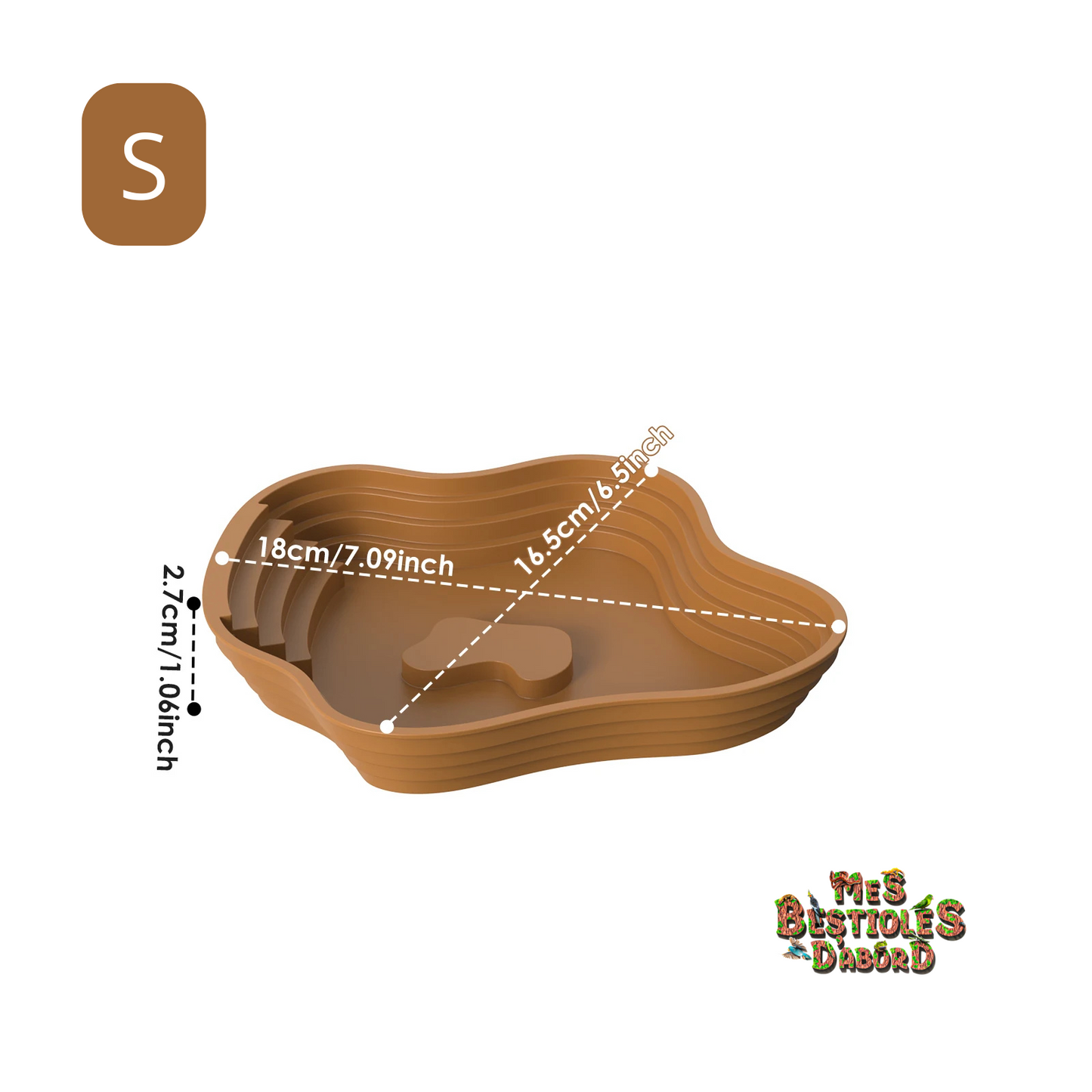 Bassin pour terrarium enterrable – Intégration parfaite au décor