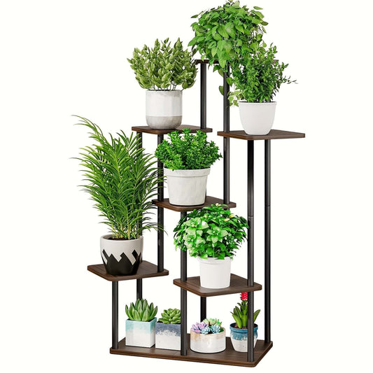 Porte Plante 7 Niveaux Métal | Support Design Industriel