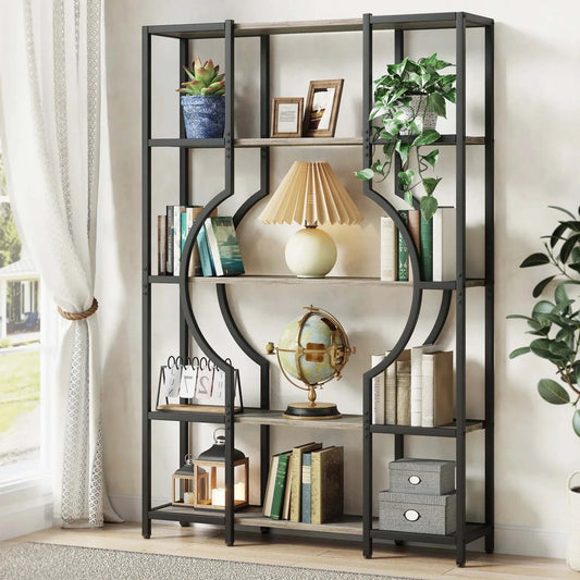Étagère plante 5 niveaux | Bois & Métal