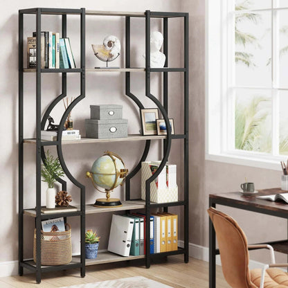 Étagère plante 5 niveaux | Bois & Métal