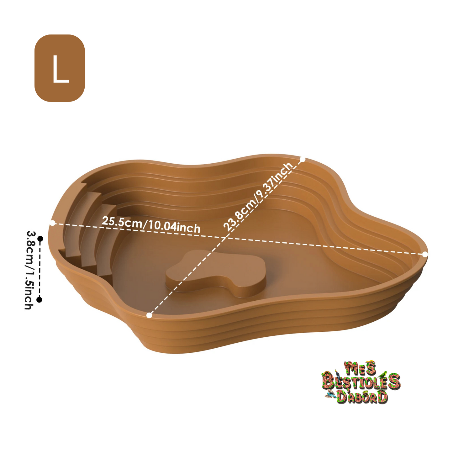Bassin pour terrarium enterrable – Intégration parfaite au décor