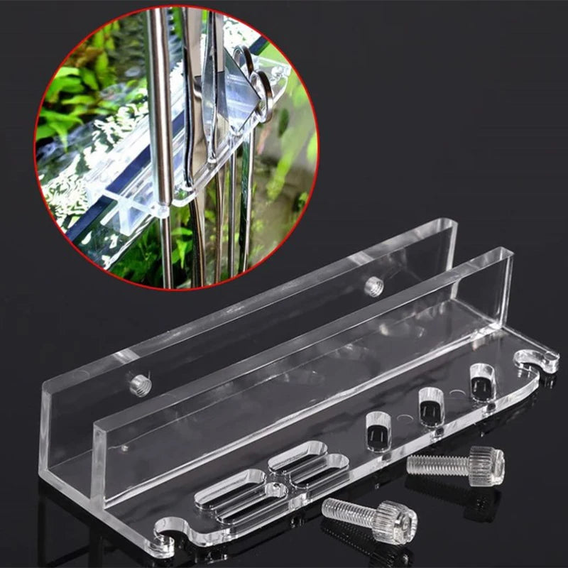 Support Acrylique pour Outils d’Aquarium – Rangement Pinces, Ciseaux & Racloirs