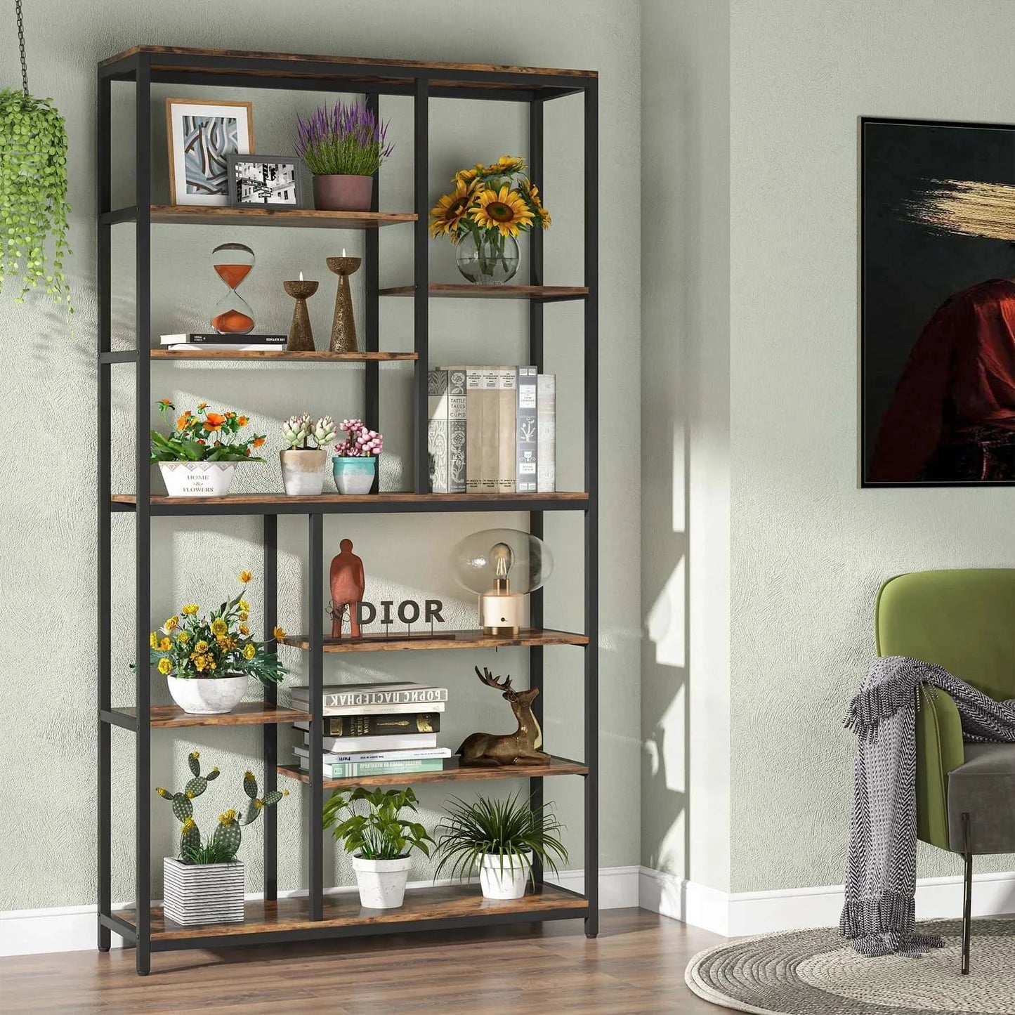 Étagère Plante 9 Niveaux | Métal & Style Industriel